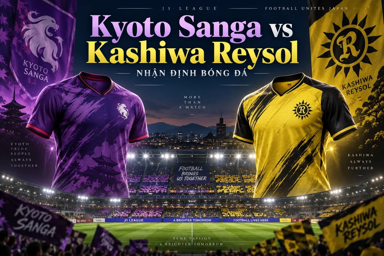 Ảnh minh họa trận đấu Kyoto Sanga vs Kashiwa Reysol, không phải ảnh chụp trận đấu.